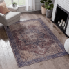 Area Rugs 6x9, Washable Rug, Low-Pile, Non-Slip, Non-Shedding, Foldable, Kid & Pet Friendly - Area Rugs for living room, bedroom, kitchen