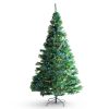 VEVOR Christmas Tree, 6.5ft Prelit Artificial Xmas Tree, Full Holiday Decor Tree with 450 Multi-Color LED Lights, 1227 Branch Tips