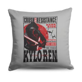 Disney Star Wars Episode 8 Vintage Signage Kylo Ren Force Throw Pillow 18x18 Inches