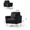 Sectional Sofa, 2 Piece Single Chair And Loveseat Sofa, Stylish And Modern Design, Perfect For Living Room Furniture Armrest Sofa