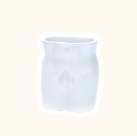 Ins Shape Decoration Creative Human Body Ceramic Vase (Option: Human body)