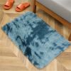 1pc, High Pile Tie-Dyed Shaggy Rug for Living Room and Bedroom - Fire Retardant, Machine Washable, Anti-Skid, Faux Fur