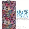 1pc Boho Sandproof Beach Towels, Vacation Beach Accessories, Fast Dry Beach Accessories, For Travel Swim Pool Yoga Camping, Bathroom Accessories