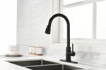 Kitchen Faucets with Pull Down Sprayer Commercial Stainless Steel Single Handle Single Hole Kitchen Sink Faucet