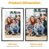 2 Packs 16x24in Picture Frames Wall Gallery Photo Frame Wall Mounted Poster Display Frame for Horizontal Vertical Wall Mounted