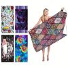 1pc Boho Sandproof Beach Towels, Vacation Beach Accessories, Fast Dry Beach Accessories, For Travel Swim Pool Yoga Camping, Bathroom Accessories